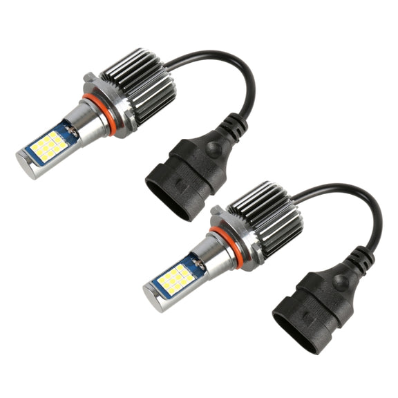 9005 2 PCS DC12-24V / 10.5W Car Fog Lights with 24LEDs SMD-3030 & Constant Current, Box Packaging(White Light)