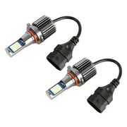 9006 2 PCS DC12-24V / 10.5W Car Fog Lights with 24LEDs SMD-3030 & Constant Current, Box Packaging(Ice Blue Light)