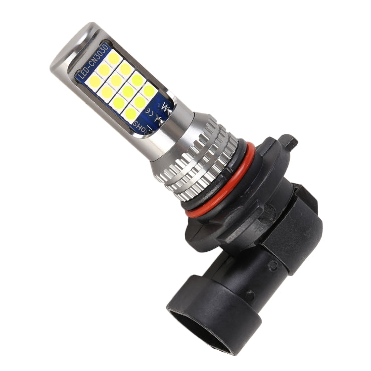 9005 2 PCS DC12-24V / 8.6W Car Double Colors Fog Lights with 24LEDs SMD-3030 & Constant Current, Bag Packaging(White Light + Lime Light)