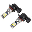 9006 2 PCS DC12-24V / 8.6W Car Double Colors Fog Lights with 24LEDs SMD-3030 & Constant Current, Bag Packaging(White Light + Gold Light) - Fog / Driving Lights by PMC TechLife | Online Shopping South Africa | PMC TechLife | Buy Now Pay Later Mobicred
