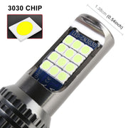 9005 2 PCS DC12-24V / 8.6W Car Fog Lights with 24LEDs SMD-3030 & Constant Current, Bag Packagin(Ice Blue Light)