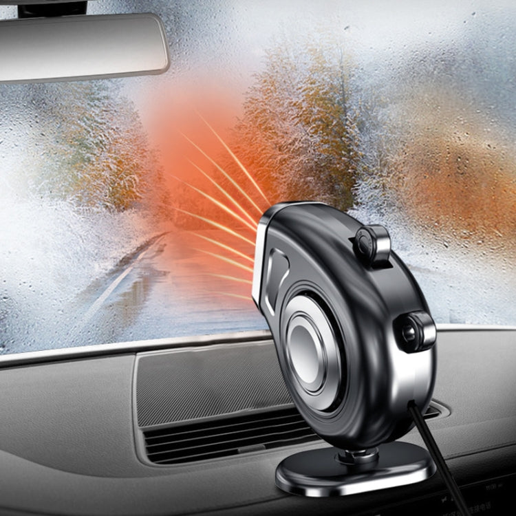 Portable Car Dashboard Electric Heater Winter Defroster, Voltage:12V(Black)