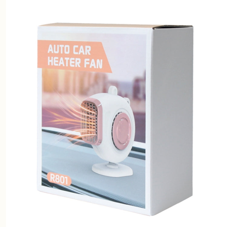 Portable Car Dashboard Electric Heater Winter Defroster, Voltage:24V(White)