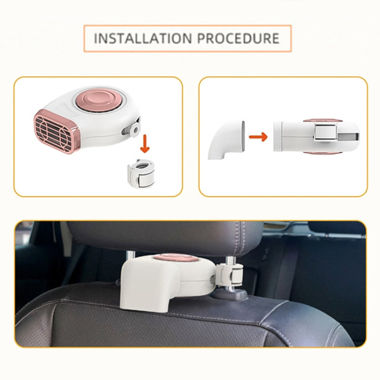 Portable Car Dashboard + Seat Hanging Electric Heater Winter Defroster, Voltage:24V(Black)