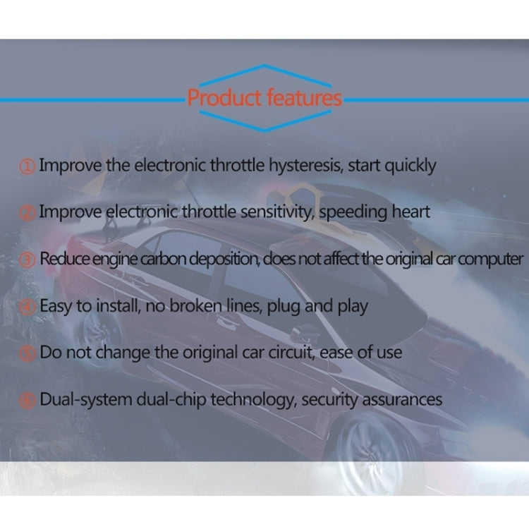 For Chrysler Pacifica 2017- TROS TS-6Drive Potent Booster Electronic Throttle Controller