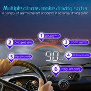 M11 Car OBD2 + GPS Mode Head-up Display HUD Overspeed / Speed / Water Temperature Alarm