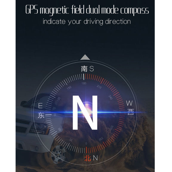 M11 Car OBD2 + GPS Mode Head-up Display HUD Overspeed / Speed / Water Temperature Alarm