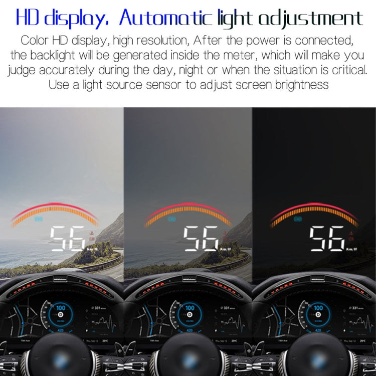 M11 Car OBD2 + GPS Mode Head-up Display HUD Overspeed / Speed / Water Temperature Alarm