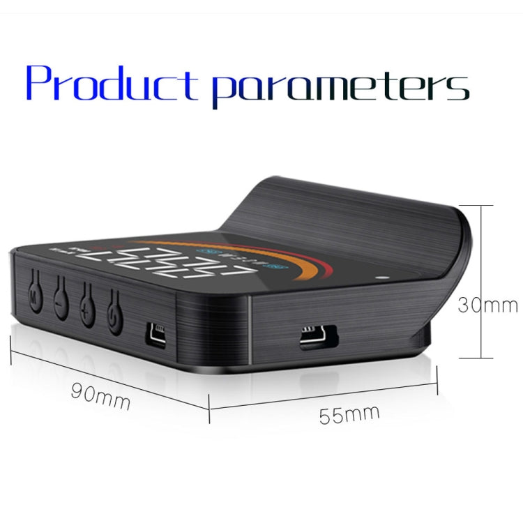 M11 Car OBD2 + GPS Mode Head-up Display HUD Overspeed / Speed / Water Temperature Alarm
