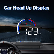 M13 Plus OBD2 + GPS Mode Car Head-up Display HUD Overspeed / Speed / Water Temperature Alarm / Eliminate Fault Codes