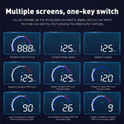 M13 Plus OBD2 + GPS Mode Car Head-up Display HUD Overspeed / Speed / Water Temperature Alarm / Eliminate Fault Codes