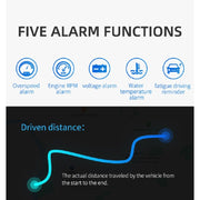 M13 Plus OBD2 + GPS Mode Car Head-up Display HUD Overspeed / Speed / Water Temperature Alarm / Eliminate Fault Codes
