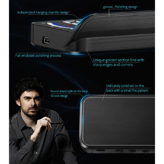 M13 Plus OBD2 + GPS Mode Car Head-up Display HUD Overspeed / Speed / Water Temperature Alarm / Eliminate Fault Codes