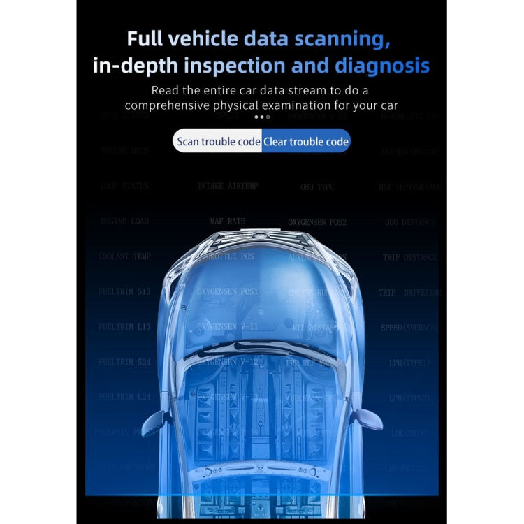 P20 OBD2 + GPS Mode Car Head-up Display HUD Overspeed / Speed / Water Temperature / Engine Failure Alarm