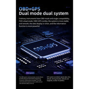 P20 OBD2 + GPS Mode Car Head-up Display HUD Overspeed / Speed / Water Temperature / Engine Failure Alarm