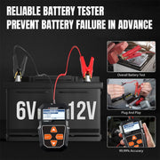 KONNWEI KW208 Car TFT Color Screen Battery Tester Support 8 Languages