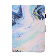 For 10 inch Tablet Universal Coloured Drawing Stitching Horizontal Flip Leather Case with Holder & Card Slot(Quicksand)