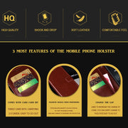 For Cubot C30 idewei Crazy Horse Texture Horizontal Flip Leather Case with Holder & Card Slots & Wallet(Black)