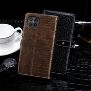 For Cubot C30 idewei Crocodile Texture Horizontal Flip Leather Case with Holder & Card Slots & Wallet(Black)