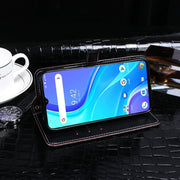 For Umidigi A7S idewei Crocodile Texture Horizontal Flip Leather Case with Holder & Card Slots & Wallet(Black)