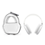 PP Jelly Color Headphone Protective Case for AirPods Max, with Hook(White)