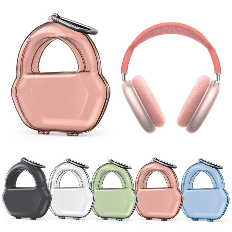 PP Jelly Color Headphone Protective Case for AirPods Max, with Hook(Green)