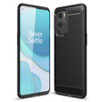 For OnePlus 9 Pro Brushed Texture Carbon Fiber TPU Case(Black) - OnePlus Cases by PMC TechLife | Online Shopping South Africa | PMC TechLife | Buy Now Pay Later Mobicred