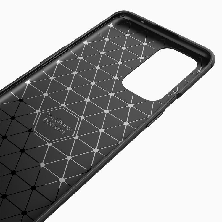 For OnePlus 9 Pro Brushed Texture Carbon Fiber TPU Case(Black)