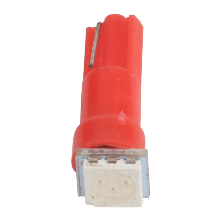 30 PCS T5 1LED SMD-5050 Car Modification LED Indicator Light Red Light