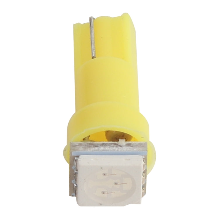30 PCS T5 1LED SMD-5050 Car Modification LED Indicator Light Yellow Light