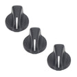 3 PCS Car Air Conditioning Panel Knob 5011218AC for Dodge - Air Conditioning System by PMC TechLife | Online Shopping South Africa | PMC TechLife | Buy Now Pay Later Mobicred