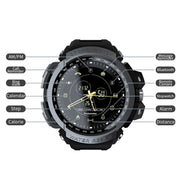 Lokmat MK28 1.4 inch FSTN Screen IP68 Water-resistant Smart Watch, Support Information Reminder / Remote Camera / Sport Record(Blue)