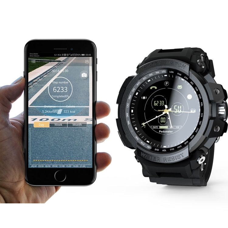Lokmat MK28 1.4 inch FSTN Screen IP68 Water-resistant Smart Watch, Support Information Reminder / Remote Camera / Sport Record(Blue)