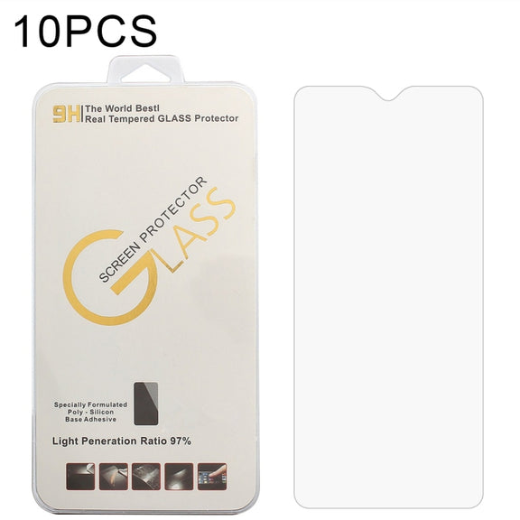 For Blackview A80 Plus 10 PCS 0.26mm 9H 2.5D Tempered Glass Film