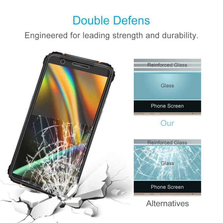 For Blackview BV5100 Pro 10 PCS 0.26mm 9H 2.5D Tempered Glass Film