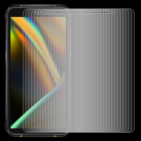 For Blackview BV5100 Pro 50 PCS 0.26mm 9H 2.5D Tempered Glass Film