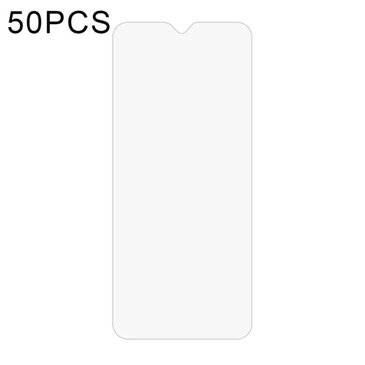 For Blackview A60 50 PCS 0.26mm 9H 2.5D Tempered Glass Film