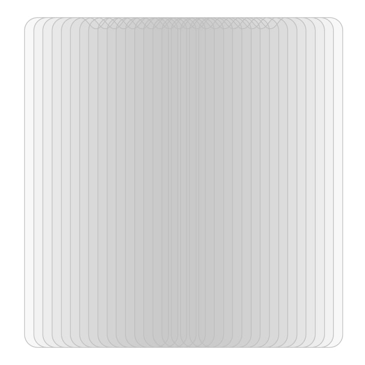 For Blackview A60 Plus 50 PCS 0.26mm 9H 2.5D Tempered Glass Film