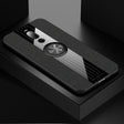 For Meizu Note 8 XINLI Stitching Cloth Texture Shockproof TPU Protective Case with Ring Holder(Black) - More Brand by XINLI | Online Shopping South Africa | PMC TechLife | Buy Now Pay Later Mobicred