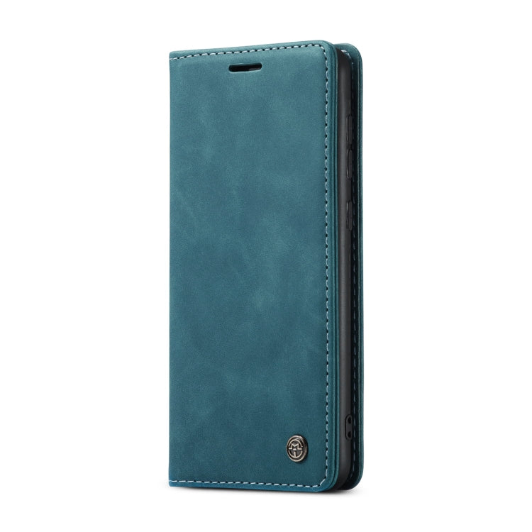 For Samsung Galaxy S21+ 5G CaseMe 013 Multifunctional Horizontal Flip Leather Case with Holder & Card Slot & Wallet(Blue)