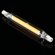 R7S 110V 13W 118mm COB LED Bulb Glass Tube Replacement Halogen Lamp Spot Light(3000K Warm Light)