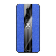 For Meizu Note 8 XINLI Stitching Cloth Texture Shockproof TPU Protective Case(Blue)