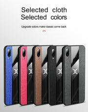 For Meizu Note 9 XINLI Stitching Cloth Texture Shockproof TPU Protective Case(Red)