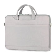 For 15-15.6 inch Laptop Multi-function Laptop Single Shoulder Bag Handbag(Grey)