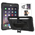 Contrast Color Silicone + PC Combination Case with Holder For iPad mini 3(Black) - iPad Mini 4 & 3 & 2 & 1 Cases by PMC TechLife | Online Shopping South Africa | PMC TechLife