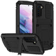 For Samsung Galaxy S21+ 5G R-JUST Shockproof Waterproof Dust-proof Metal + Silicone Protective Case with Holder(Black) - free shipping - PMC TechLife - Order now!