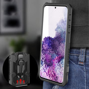 For OPPO A53 2020 / A32 Machine Armor Warrior Shockproof PC + TPU Protective Case(Red)