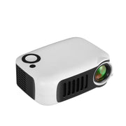 TRANSJEE A2000 320x240P 1000 ANSI Lumens Mini Home Theater HD Digital Projector, Plug Type: AU Plug(White)