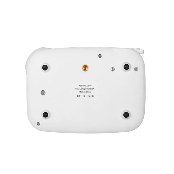 TRANSJEE A2000 320x240P 1000 ANSI Lumens Mini Home Theater HD Digital Projector, Plug Type: US Plug(White)
