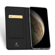 For iPhone 11 DUX DUCIS Skin Pro Series Shockproof Horizontal Flip Leather Case with Holder & Card Slots(Black)